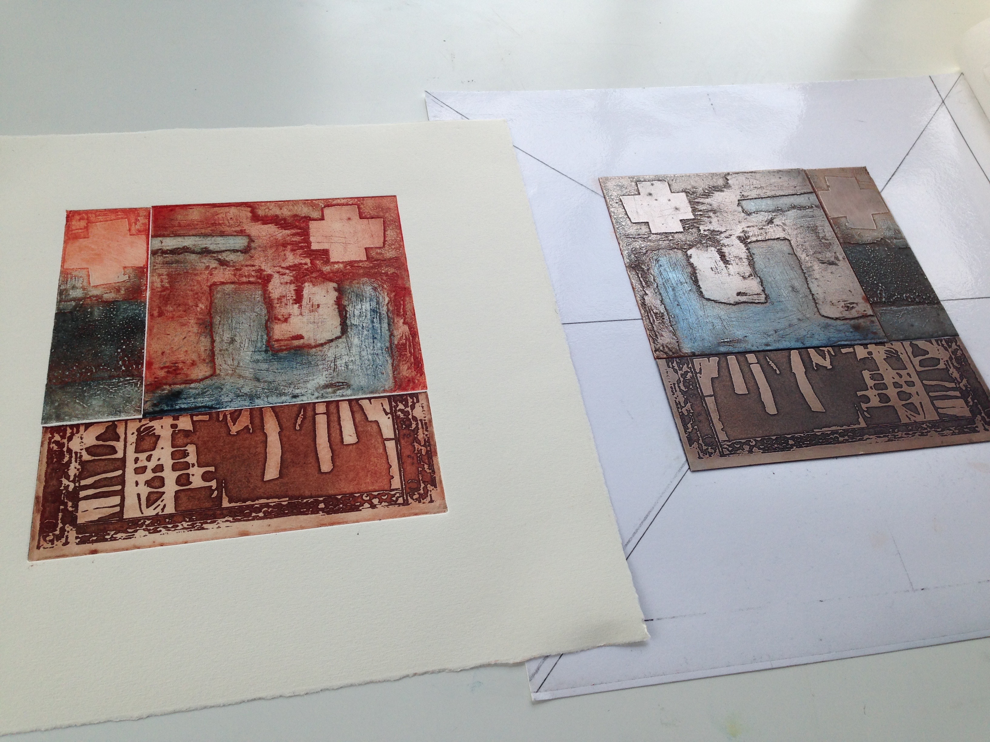 Spending time in the print studio