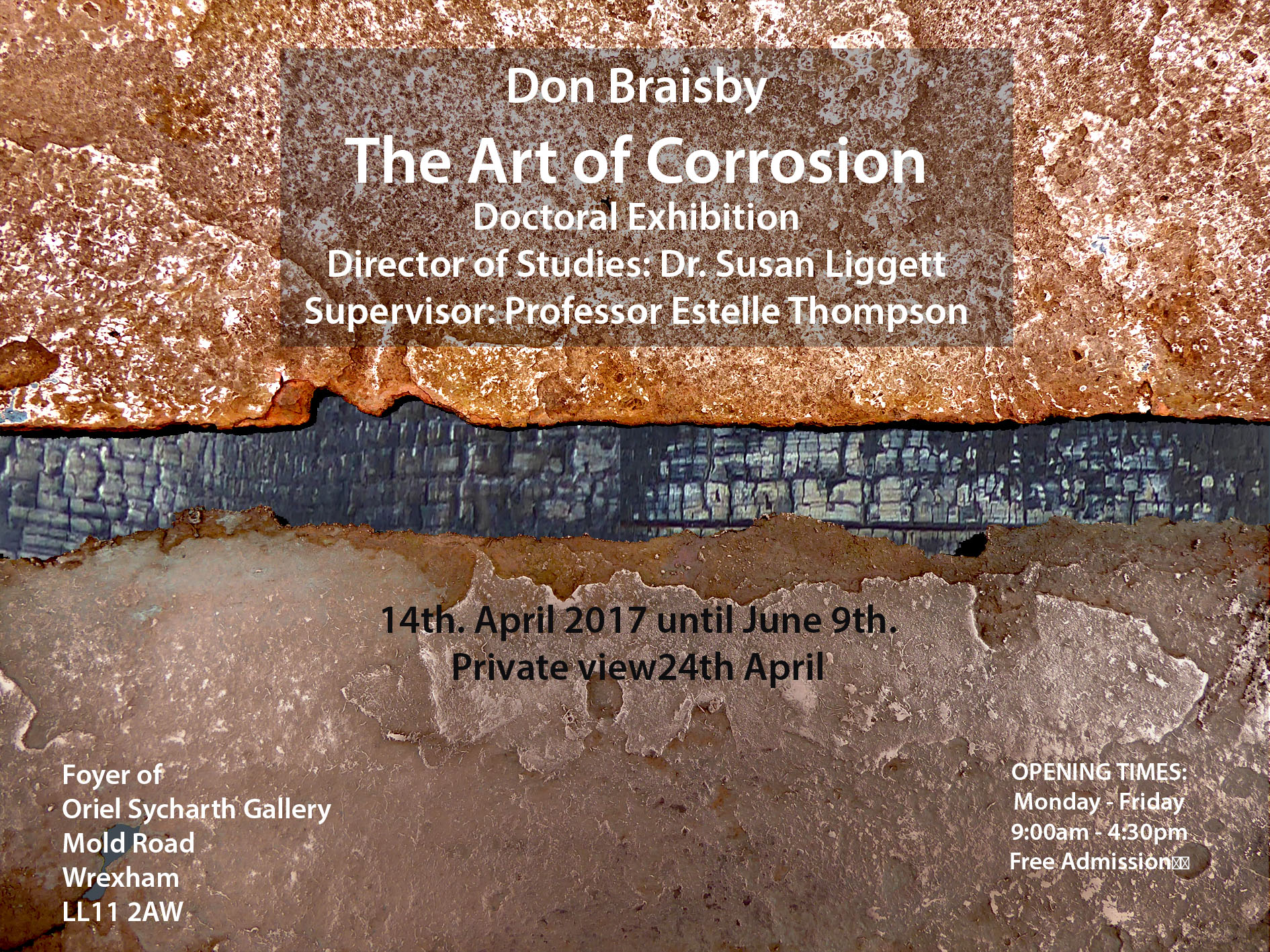 Splash page for exhibition